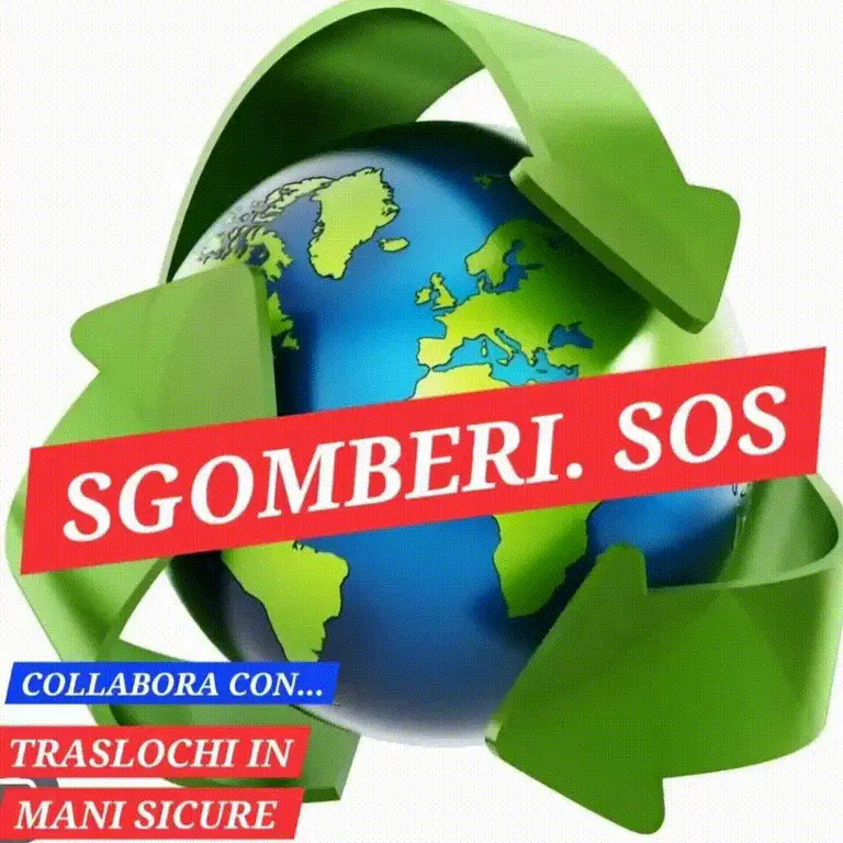 Squadra Sgomberi SOS al lavoro durante uno sgombero